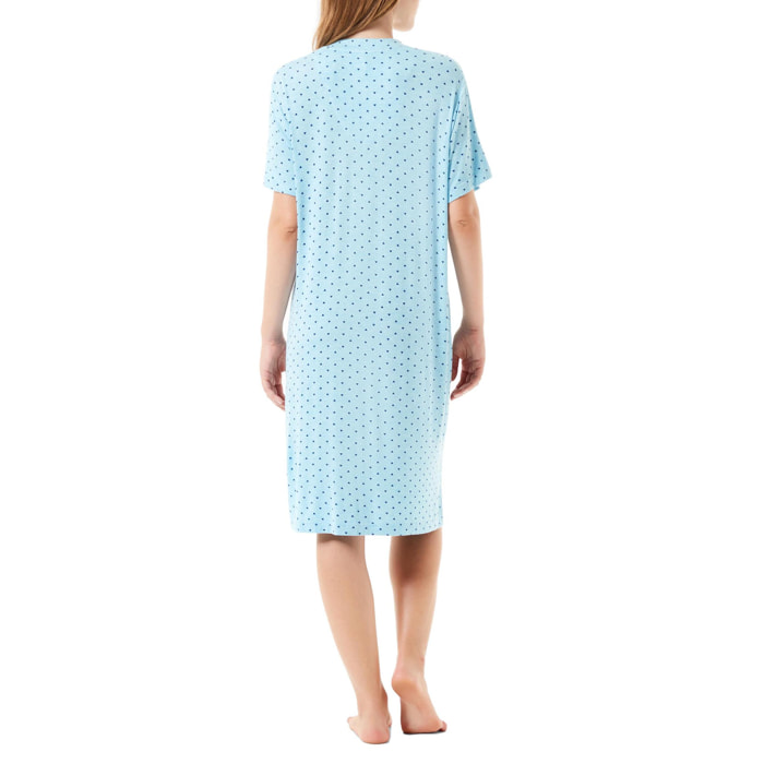 Camisón corto turquesa