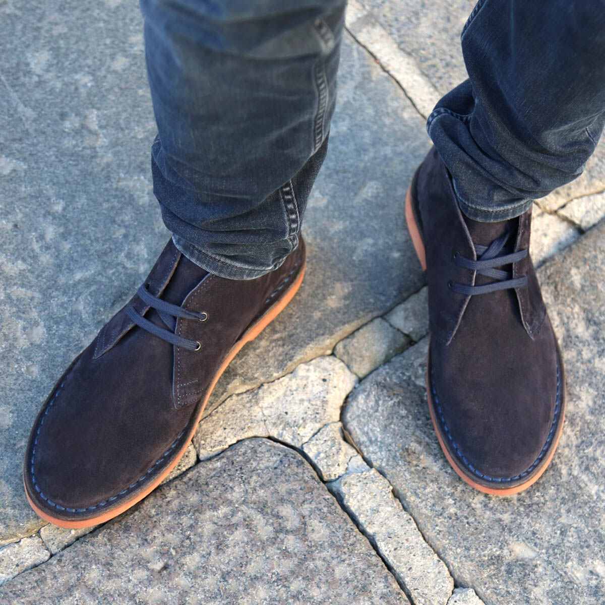 Botin para Hombre - Duca di Morrone Yari Suede Blue