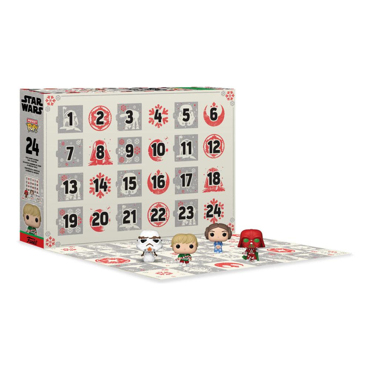 Star Wars Funko Pocket Pop! Calendario Dell'avvento Star Wars Holiday