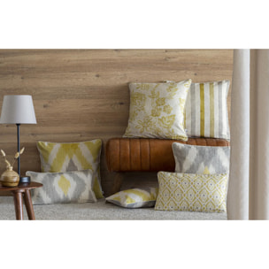 Lot de 2 housses de coussin FORMENTERA COORD - jaune