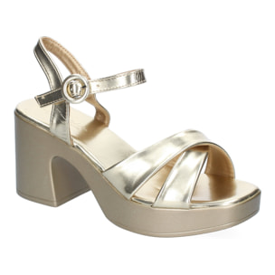 Sandalia de Tacón para Mujer Comodas y Elegantes, Diseño Moderno con Tiras Cruzadas en la Pala