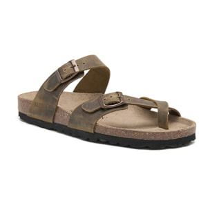 SANDALIA BABUNKERS CAQUI