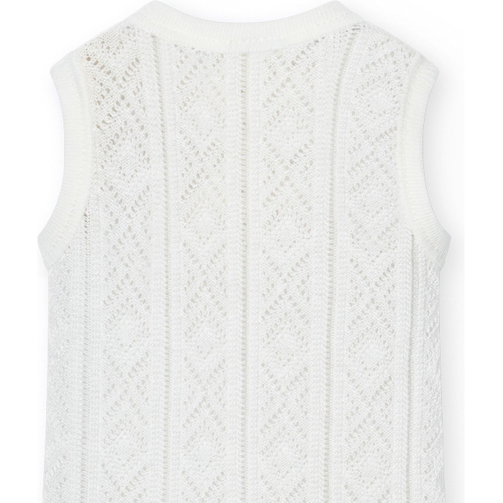 Body cruzado bebé sin mangas perlé