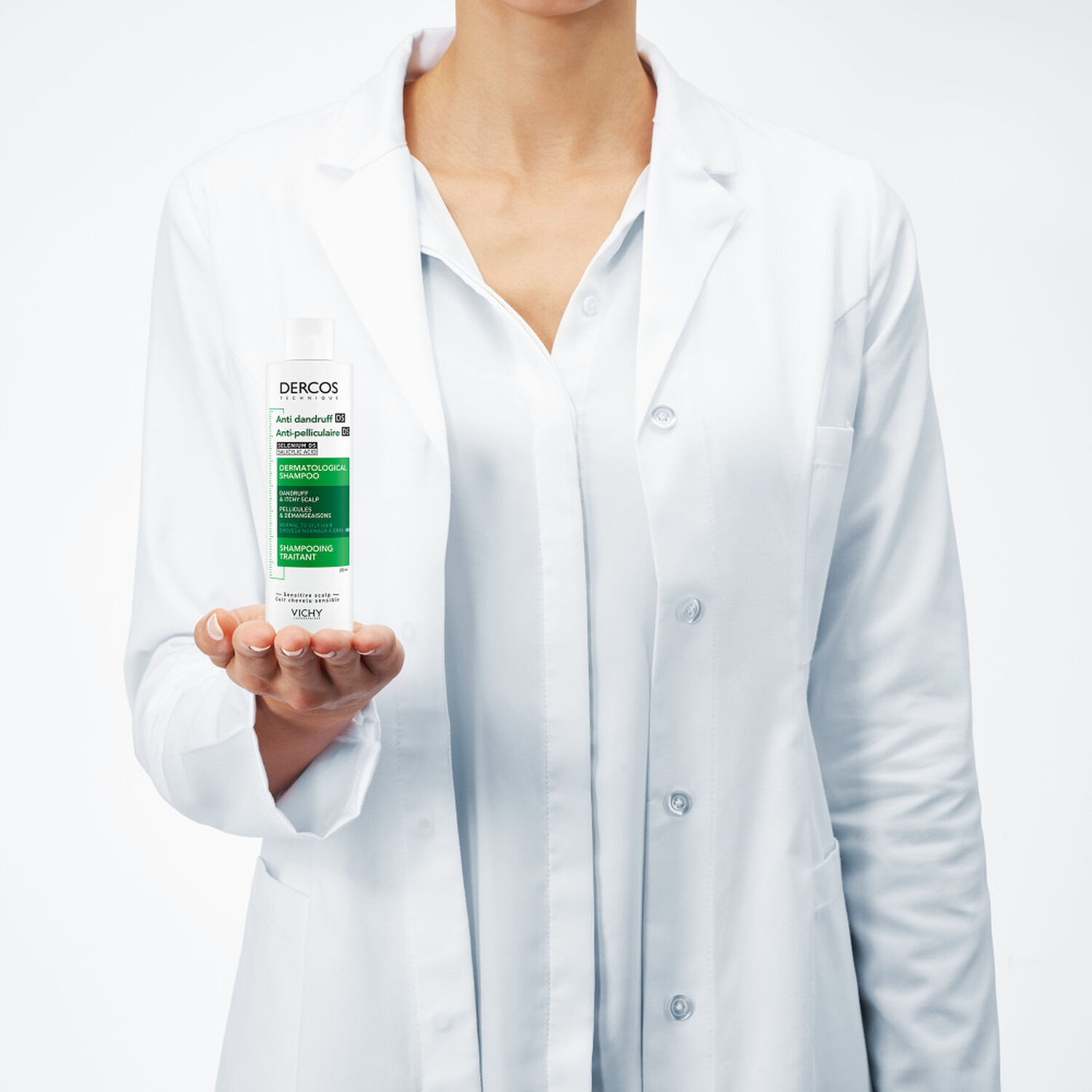 Dercos Technique - Shampooing Anti-Pelliculaire - Cheveux Normaux à Gras