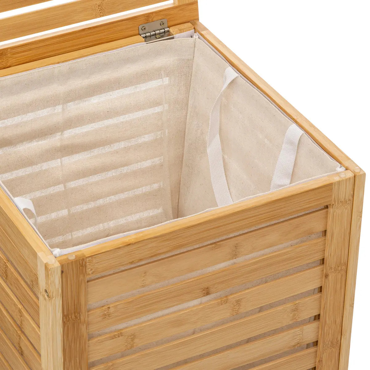 Panier à linge 65L "Sicela" bambou