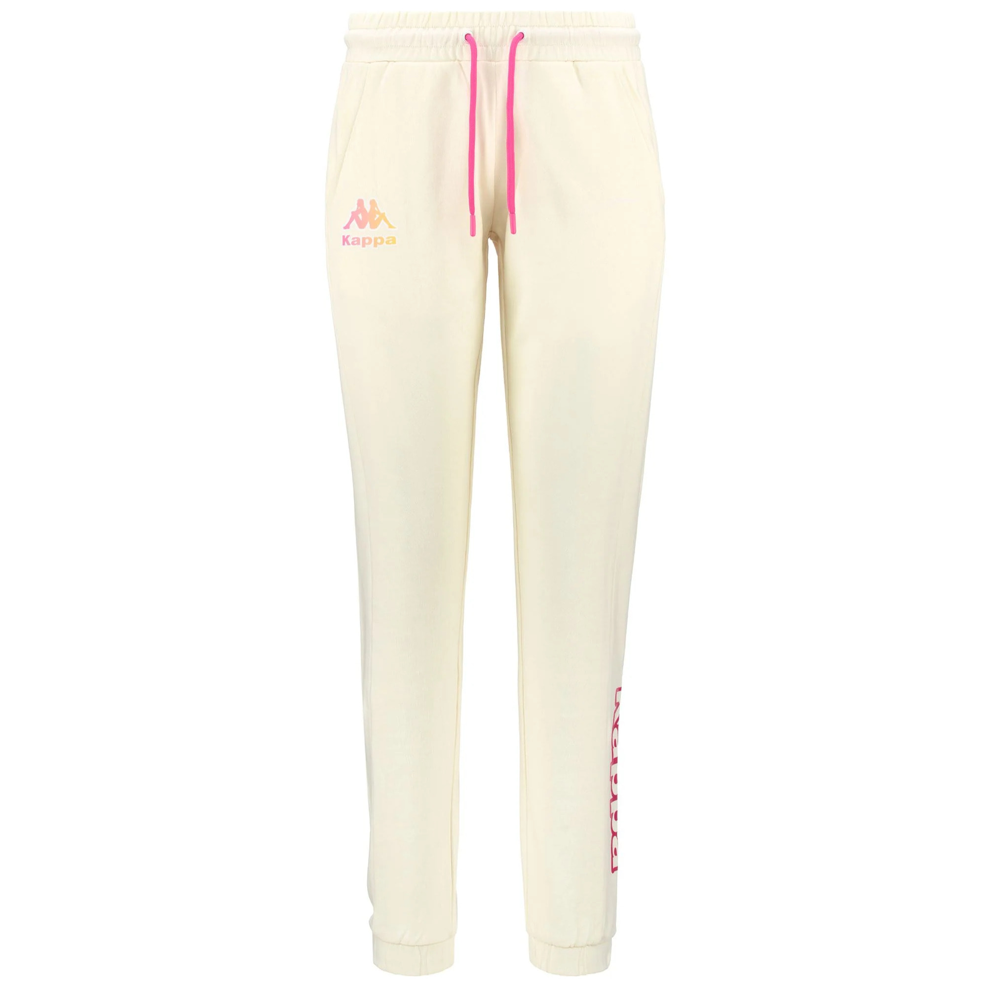 Kappa - Pantalones Mujer Blanco - LOGO FESIA