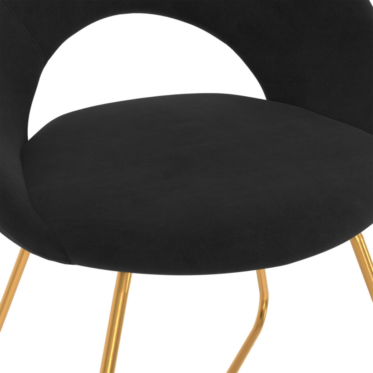 Chaises Malone en velours