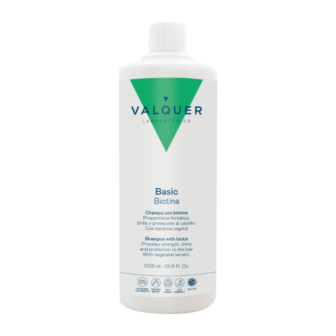 Valquer Champú con biotina - 1000 ml