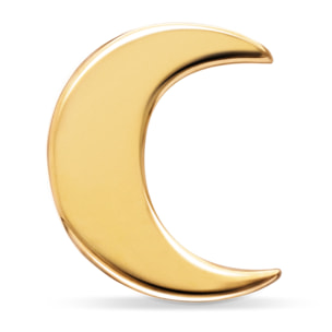 Orecchino Moon  Acciao Placcato Oro
