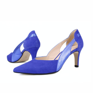 Salon en ante, diseño onda. Tacón 7 cm.