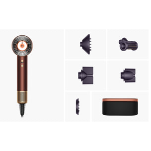 Sèche-cheveux Dyson Supersonic Nural™ - cheveux raides à ondulés (Prune/Cuivre)