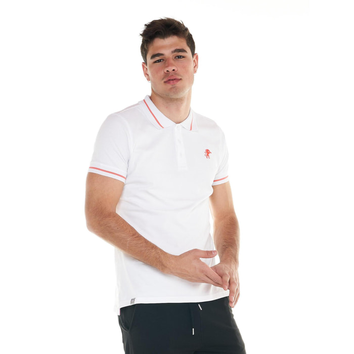 Polo de manga corta para hombre Leone 1947 línea Apparel Bold Color