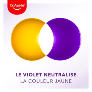 Pack de 2 - Lot de 2 Dentifrices Blancheur Colgate Purple 75ml