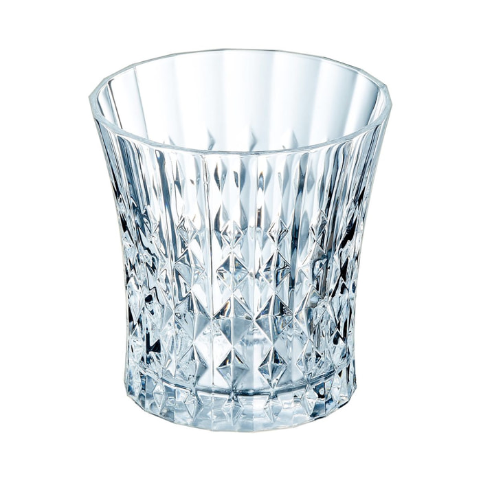4 vasos bajos 27 cl Lady Diamond - Cristal d'Arques
