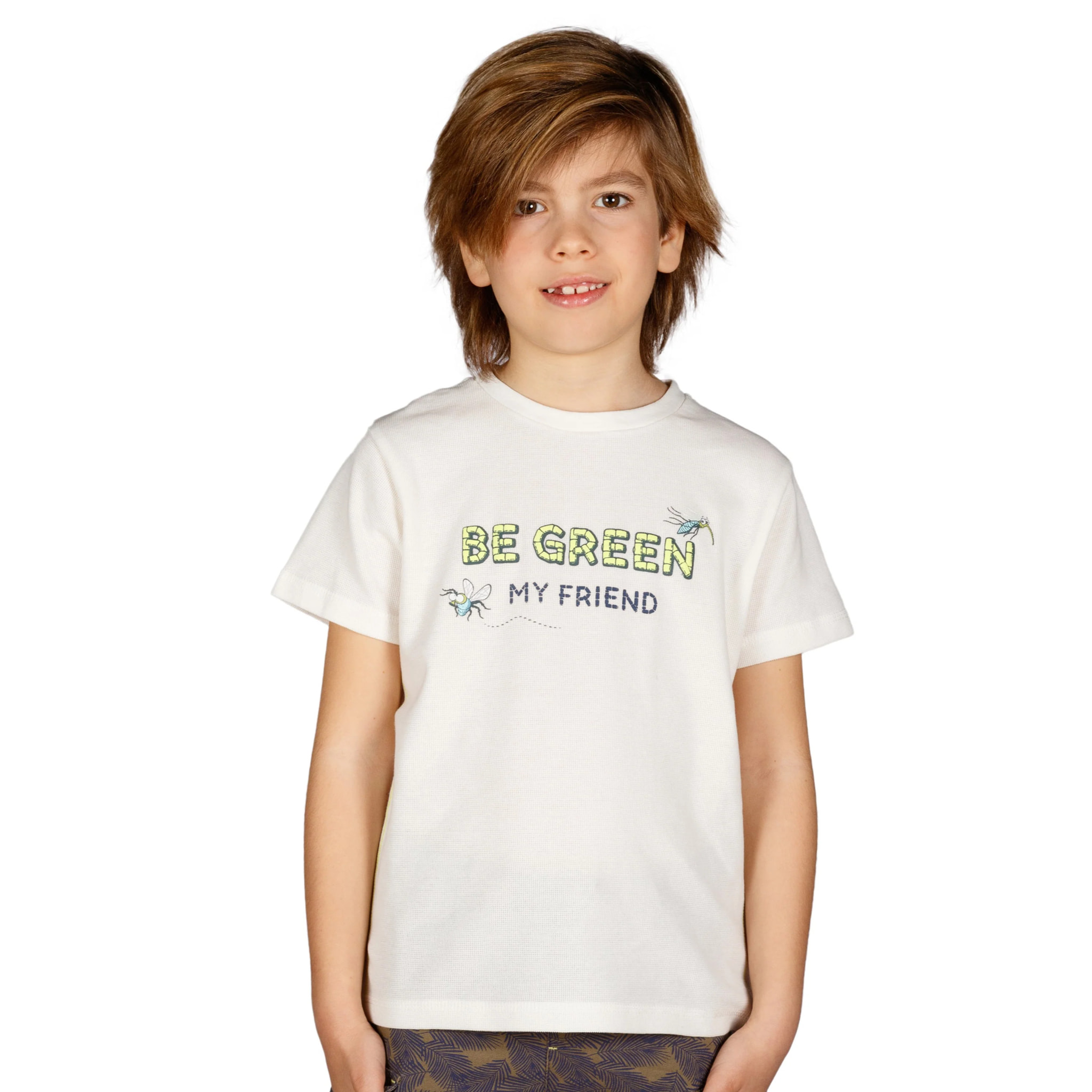 Camiseta de niño crudo