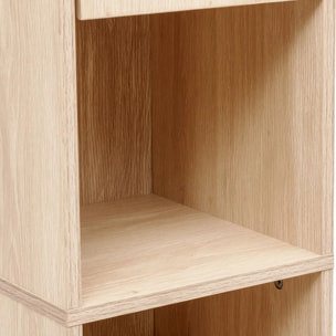 Colonne 2 portes Abana bois clair