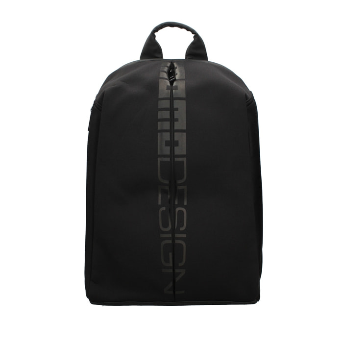 Zaino uomo casual Zenitho Pro - Poliuretano - Chiusura zip - 48.0 x 30.0 x 15.0 cm