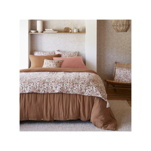 Lot de 2 Coussins 40 x 40 cm en Gaze de Coton avec Crochet - CAPUCINE