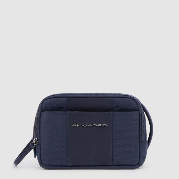 Piquadro Beauty case uomo in tessuto riciclato