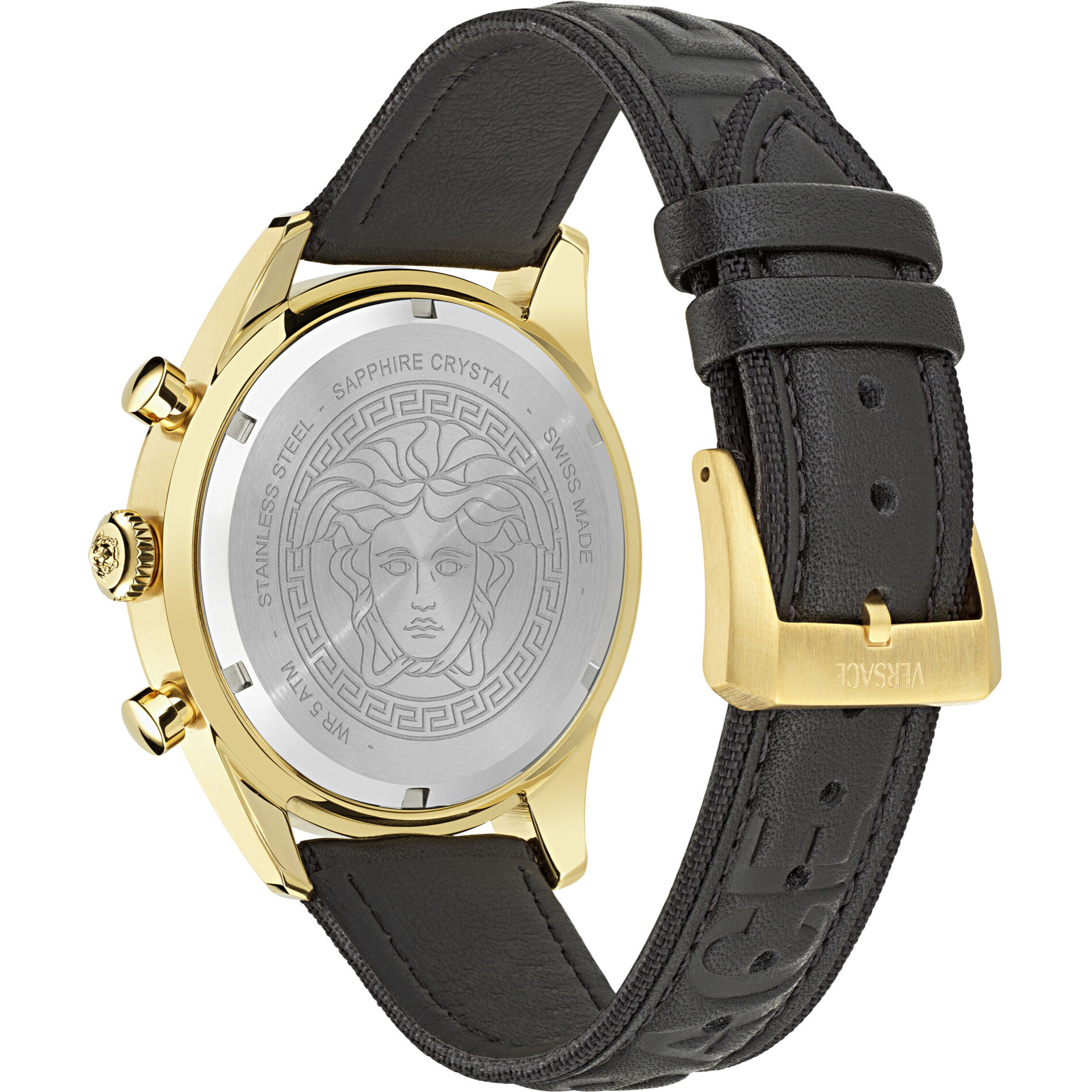 Versace Quartz Chronograph Watch Versace Chrono Master (Wc-8R)