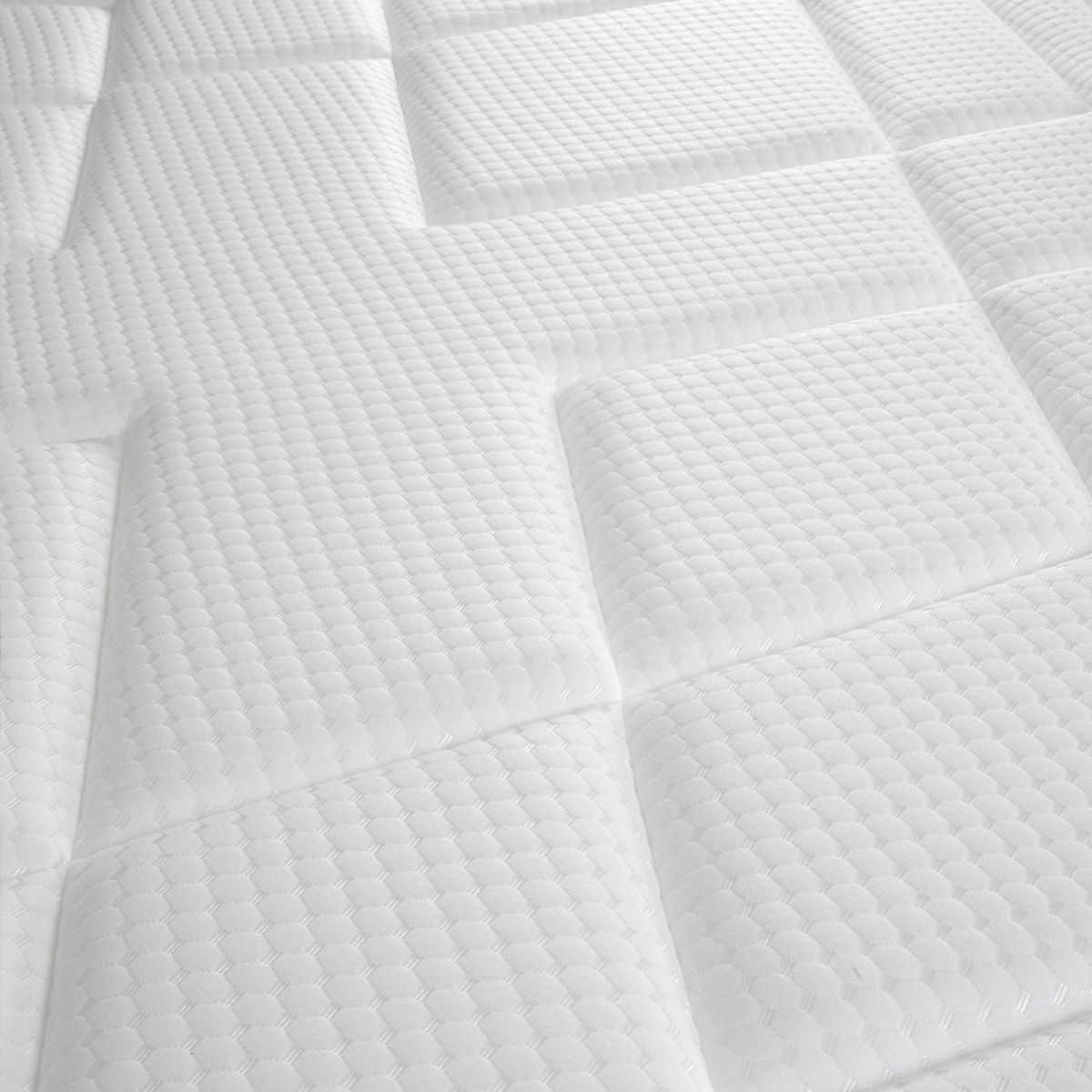 Matelas Hybride Bellevue, Soutien Ferme, 24 cm, Ressorts Ensachés & Mémoire de Forme