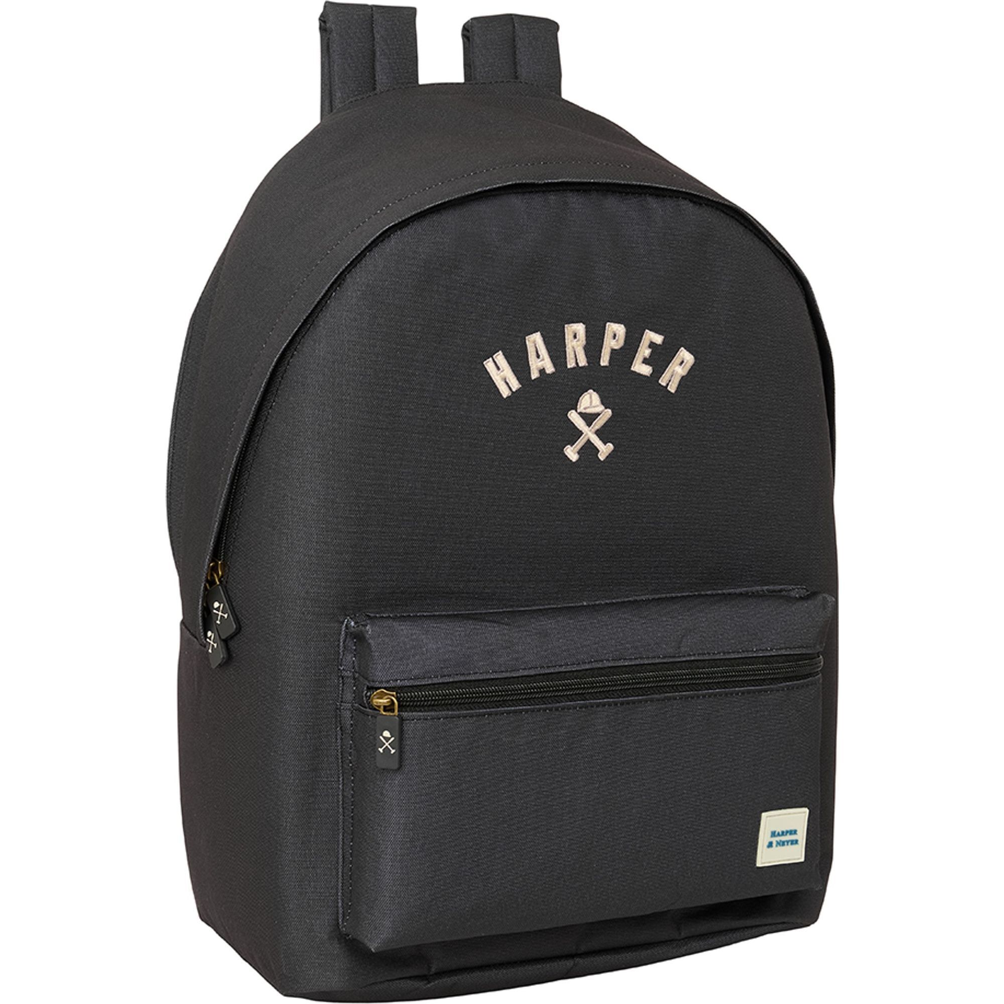 Mochila doble para portatil 15,6"+usb harper & neyer "black"