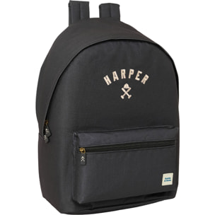 Mochila doble para portatil 15,6"+usb harper & neyer "black"