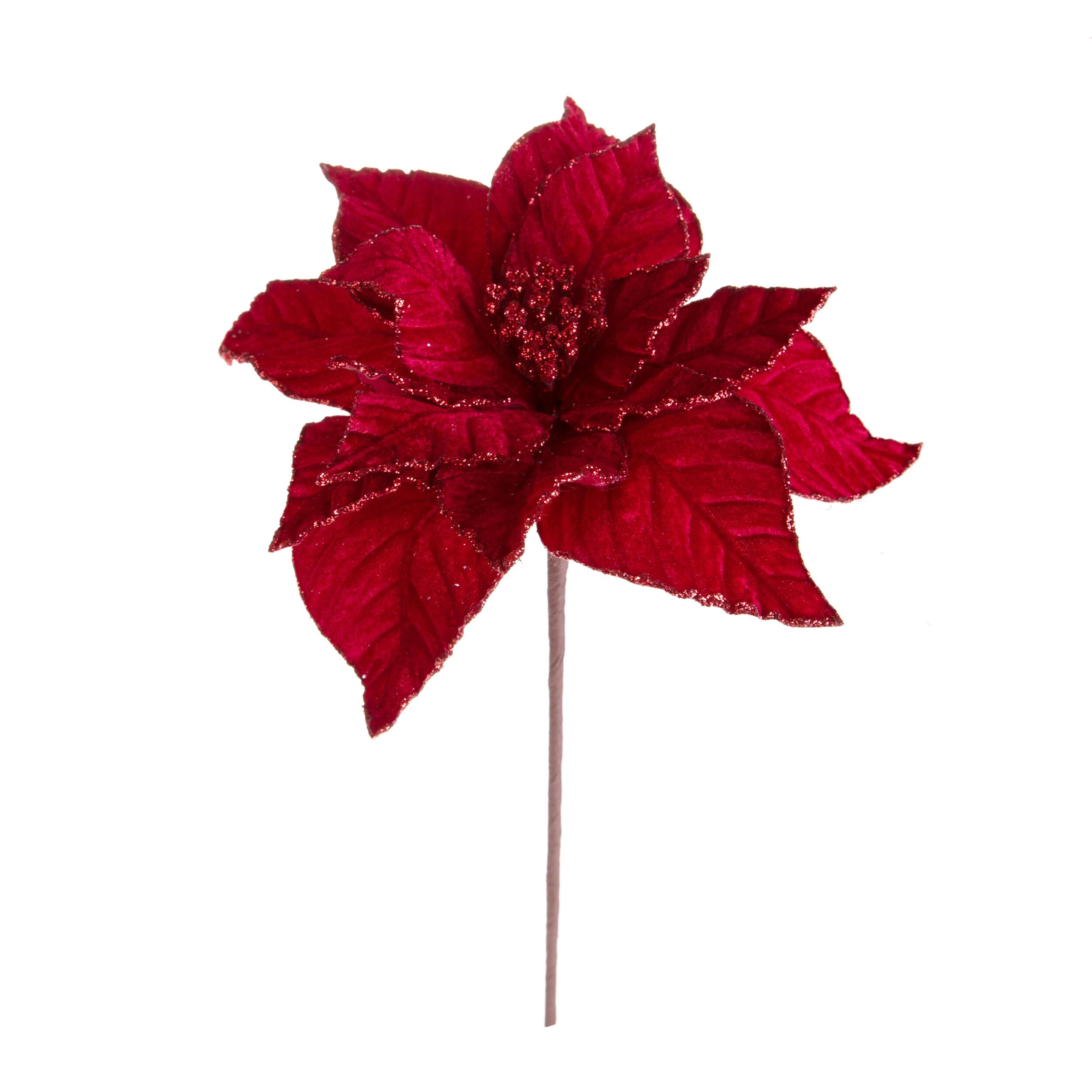 Ramo poinsettia - Pezzi 12 - ROSSO - Bianchi Dino SpA