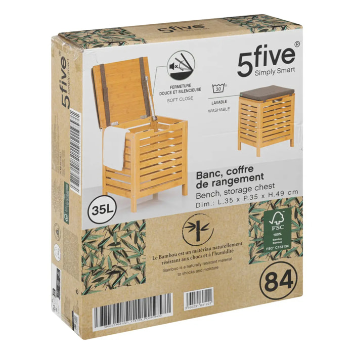 Banc de rangement Bambou
