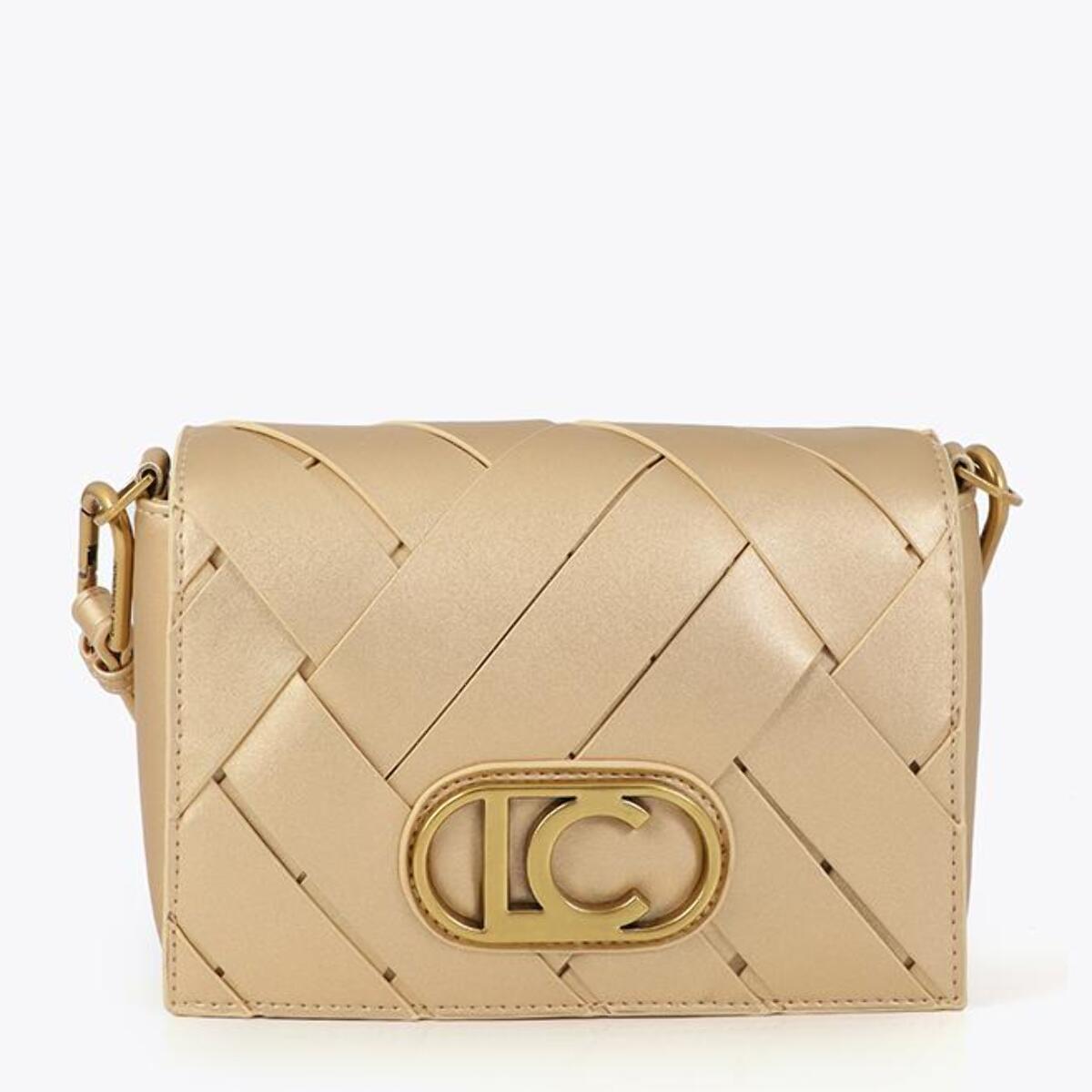 Borsa a tracolla intrecciata