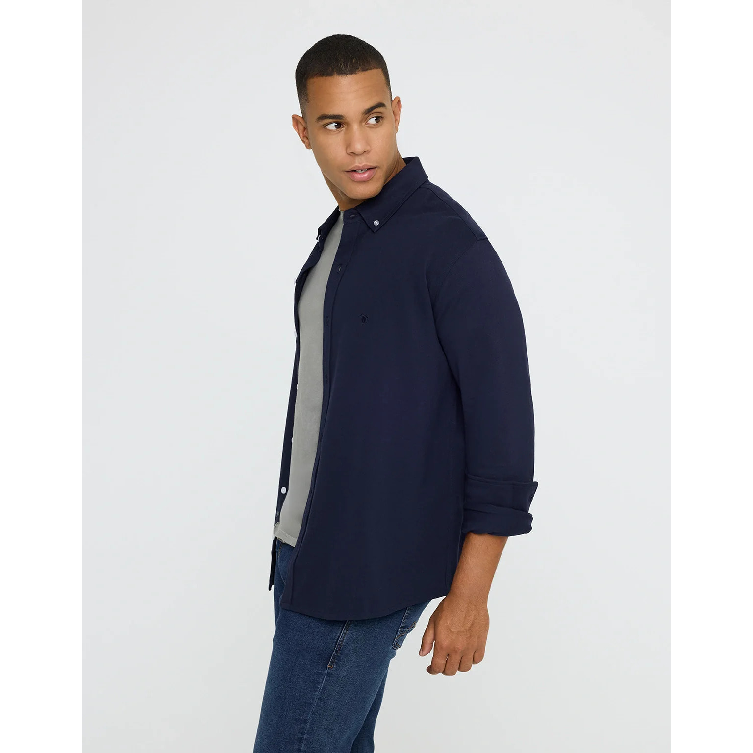 Camisa Manga Larga Algodón - Longpike