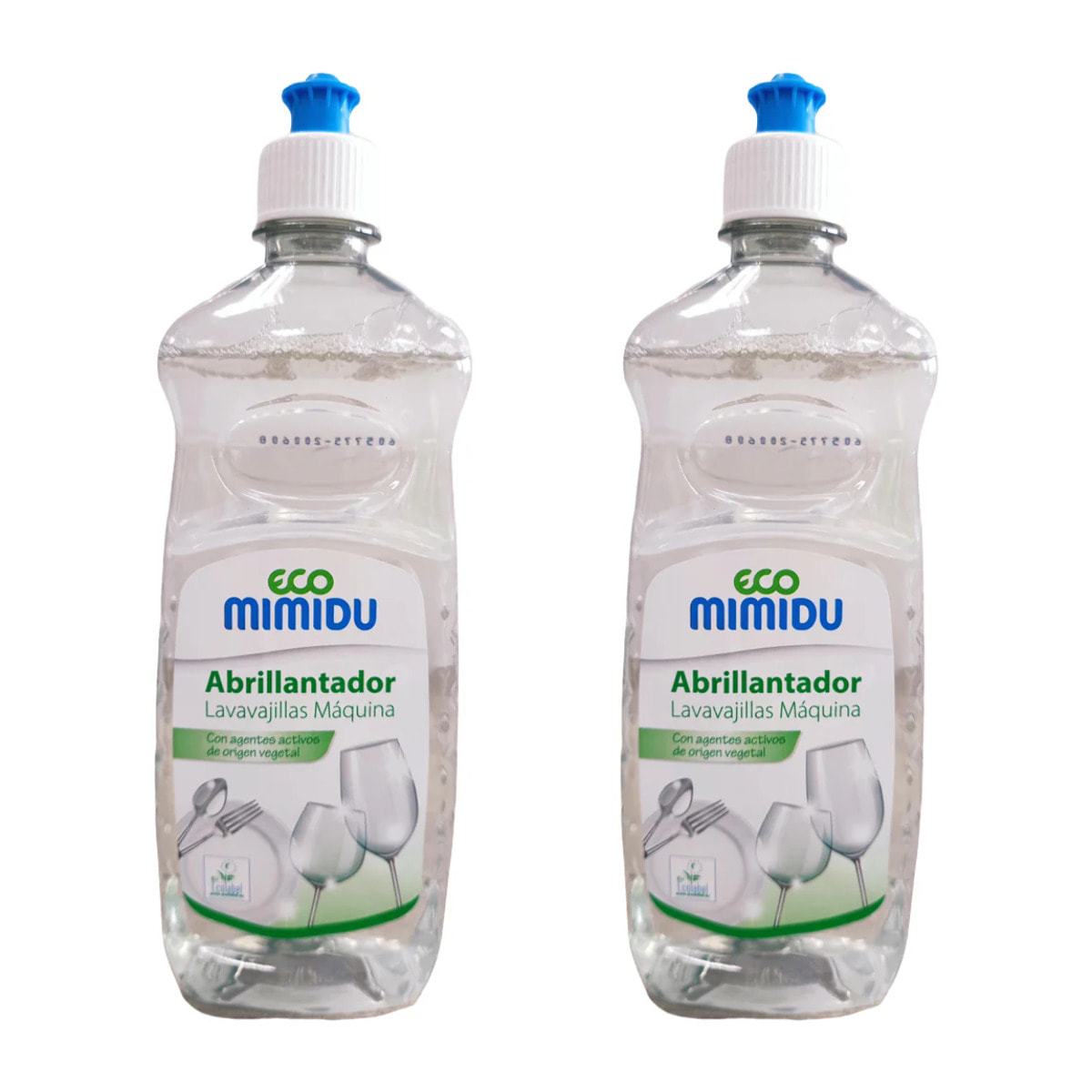 Pack 2x Abrillantador Lavavajillas Mimidu ECO 500 ml
