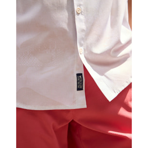 Camisa Manga Corta Off White - Pecesbill