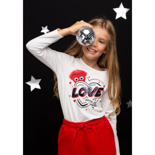 Conguitos - T-shirt casual a maniche corte stampata