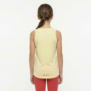 Canotta palestra da donna FEPLA gialla