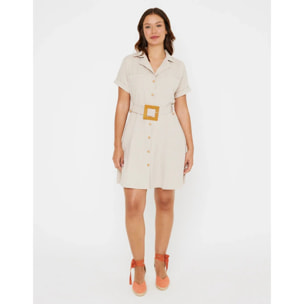 Vestido Corto Crema - Ilice