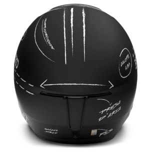 Caschi Briko Uomo Donna Nero Vulcano 2.0 Graphik