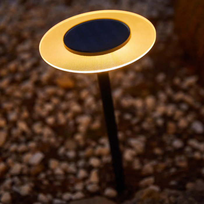 2 Balise solaire à piquer UFO H35CM