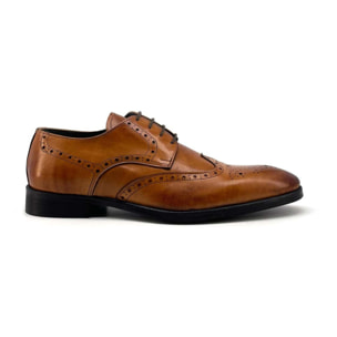 Zapatos Oxford para Hombre - Duca di Morrone Valerio Leather Brown