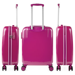 Juego De Maletas Pc Itaca Base Fucsia Fucsia Unicornios