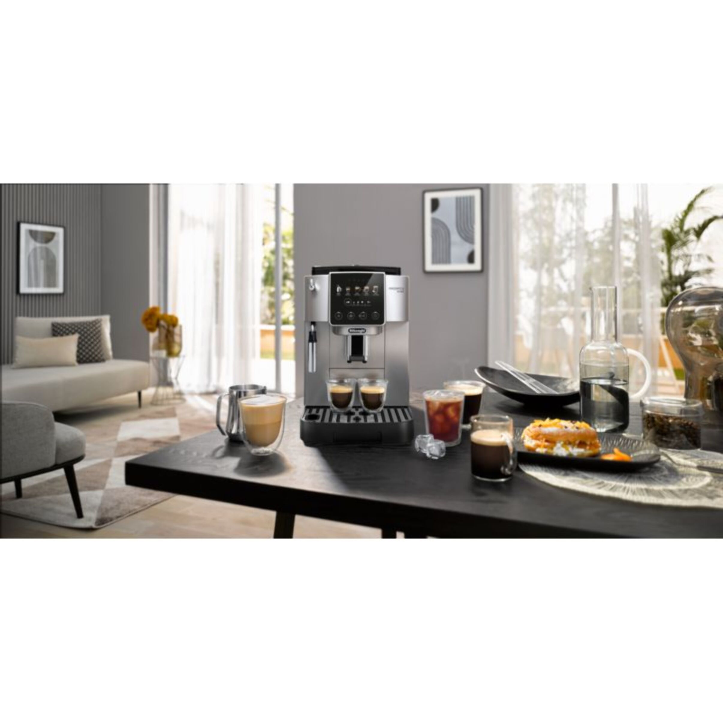 Expresso Broyeur DELONGHI FEB2252.SB Magnifica Start Pop Argent