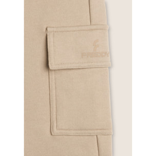 Pantaloni corti Cargo in French Terry