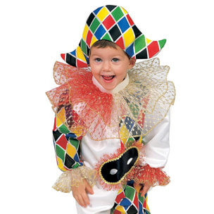 Costume Carnevale Travestimento Baby Arlecchino Bambino Originale