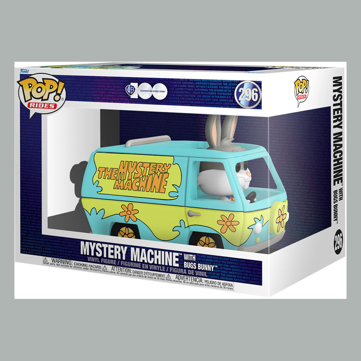 Hanna-barbera Pop! Rides Super Deluxe Vinile Figura Mystery Machine W/bugs 15 Cm Funko