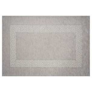 TAPPETO DA CUCINA DIS.CIPRO COL.GRIGIO PERLA 57x190 CM CON ANTISCIVOLO