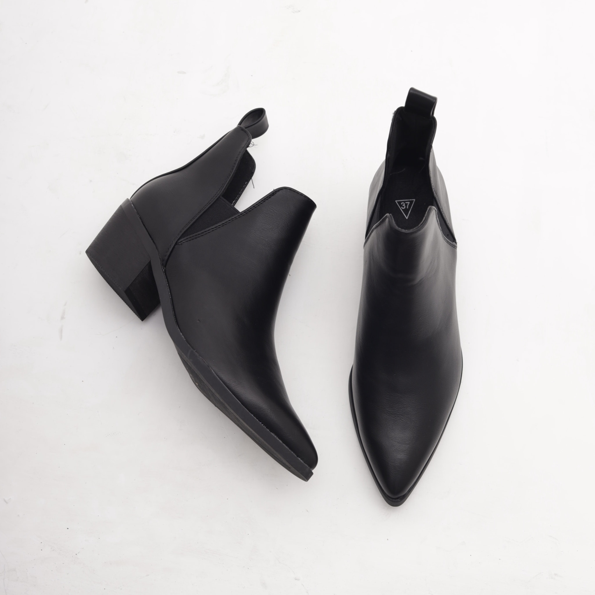 TRONCHETTO TEXANO ELASTICI NERO