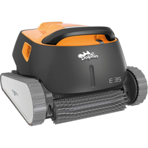 Robot piscine DOLPHIN E35 filaire - fond, parois, ligne d'eau - caddy de transport