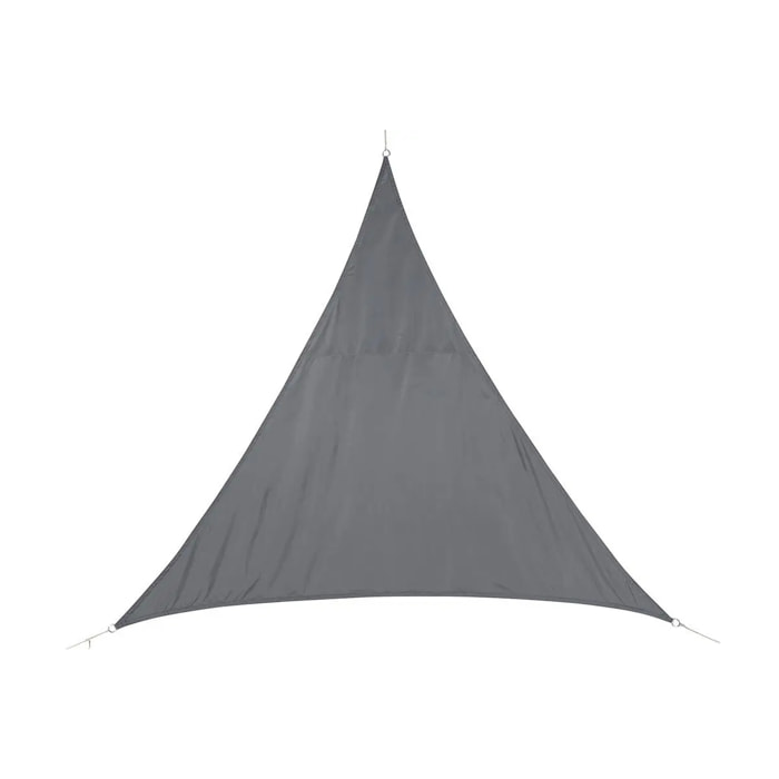 Voile d'ombrage triangulaire Curacao Ardoise