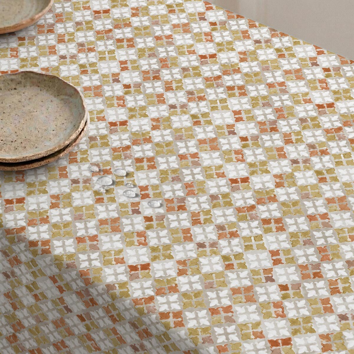 Mantel antimanchas Ceramic - 100% algodón -
