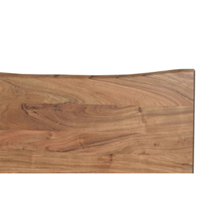 Mesas de Comedor de Madera de Acacia 200 Cm Estilo Industrial Moderno
